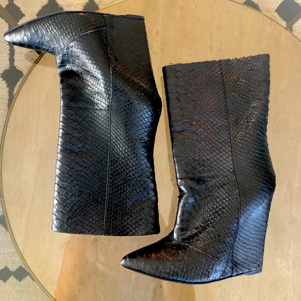 Authentic Giuseppe Zanotti Python Booties Size 36 - image 3